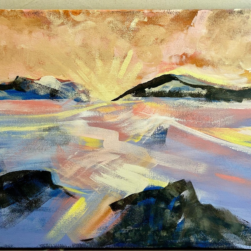 Abstract Landscape Canvas Art